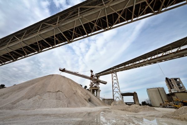 Italy, Maddaloni (Naples), cement factory